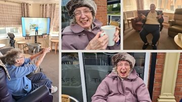 Sheffield care home Residents keep fit and enjoy first outing